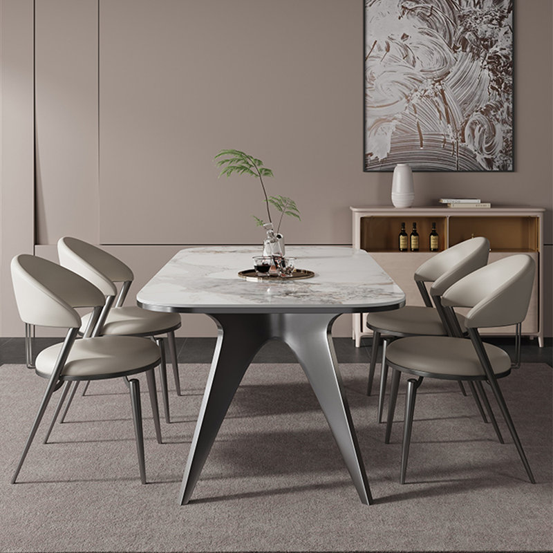 ZKuylo Italian style light luxury dining table set | Wayfair